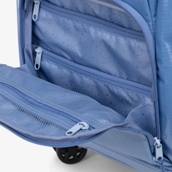 Terra 45L Glacier Blue Hybrid Carry-On Luggage - Picture 6 of 16